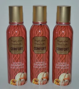 BATH BODY WORKS COMFORT PUMPKIN LATTE MARSHMALLOW WHIPPED SHIMMER LOTION MOUSSE - Picture 1 of 7