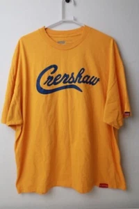 The Marathon Clothing Small Crenshaw T-shirt - Yellow Gold / Royal Victory Lap - Picture 1 of 2