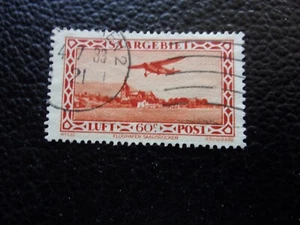 SAARLAND (Deutschland) - Grüne Briefmarke / Luftstempel Nr. 3 Obl (A94) - Bild 1 von 2