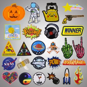Punk Embroidery Sew On Iron On Patch Clothes Badge Fabric Applique Craft Sticker - Picture 1 of 41