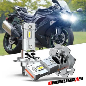 For Kawasaki Ninja 250r 2010 2011 2012 Motorcycle LED Headlight H7 White Bulbs - Picture 1 of 10