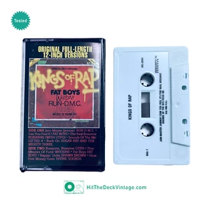 K-Tel KINGS OF RAP Compilation Cassette Tape (1985) Fat Boys Whodini UTFO 12" - Picture 1 of 2