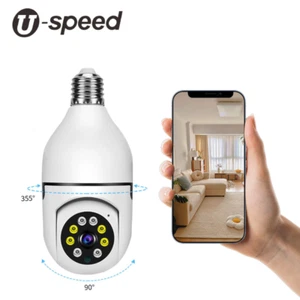 HD Night Vision 360° Panoramic Security Wireless Camera Indoor&outdoor Monitorin - Picture 1 of 3