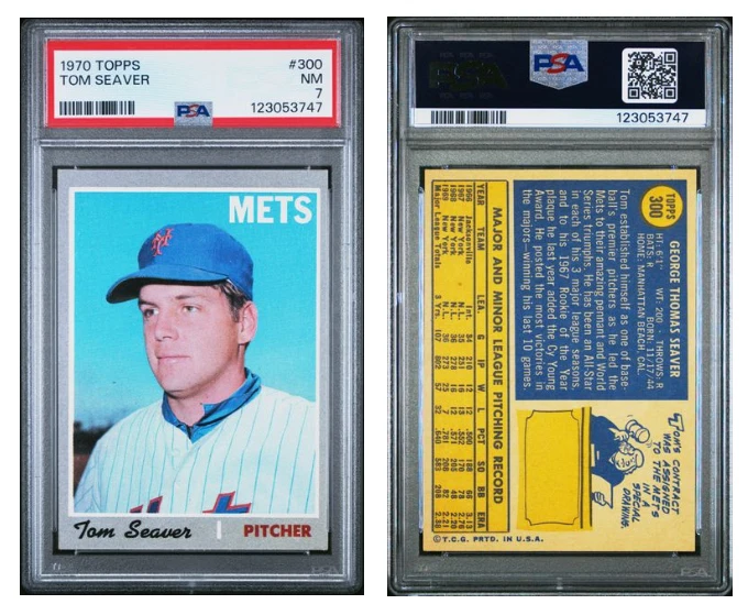 Topps Tom Seaver #300 1970 PSA 7 casi nuevo Foto 1 de 1