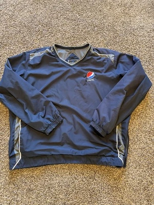Men's Holloway Pepsi Jacket Blue Size 3XL Pullover Windbreaker - Image 1 of 2