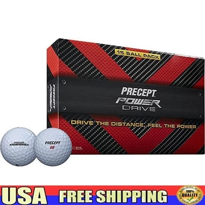 Powerdrive Golf Balls 15 Pack High Velocity Muscle Fiber Core Dimple Design New - Image 1 of 4