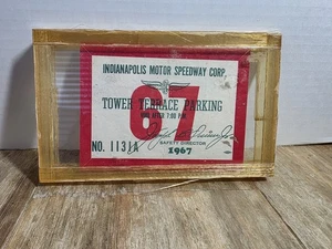 1967 Indianapolis 500 Tower Terrace Parkplatz Nr. 1131a Safety Director - Bild 1 von 2