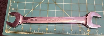 15/16" X 1" Double Open End Wrench Snap On VO3032B Used Good Condition * - Image 1 of 4