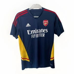 Adidas Arsenal 2022 Soccer Football Training Jersey Navy Red Emirates Size L - Picture 1 of 9