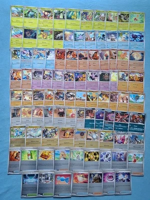 Pokémon Karten Sammlung • 94 Reverse-Holo Karten • Mega Entwicklungen Master Set - Bild 1 von 4