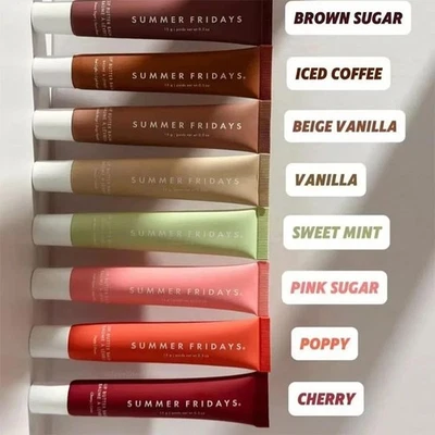 Summer Friday's Vanilla Beige Lip Balm Moisturizing Transparent Lipstick Set - image 1 of 4