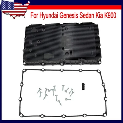 Transmission Cover Pan w/ Gasket For Hyundai Genesis Sedan Kia K900 45280-4F320 Foto 1 de 4