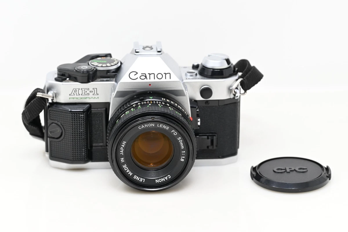 ☆完全動作☆美品!! Canon AE-1　プログラム　28mm2.8 ＃222 完全動作品】キャノンフィルムカメラAE-1 28mm f2.8 3185341 完全動作