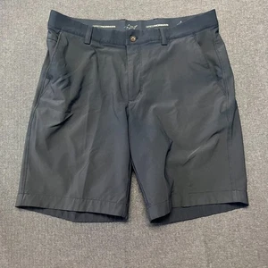 Greg Norman ML75 Microlux Men's Shorts Size 33 Navy Blue Golf Stretch Play Dry - Picture 1 of 10