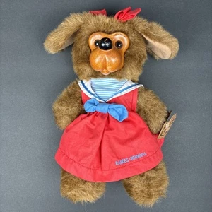 Vintage 1992 Applause Robert Raikes Original 4187/7500 Wood Face Teddy Bear - Bild 1 von 15