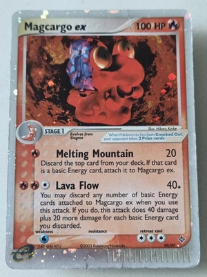 Pokemon Magcargo EX #95 Dragon Holo Rare E-Reader E-Series 95/97 DMG - Image 1 of 4