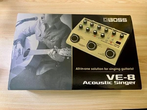 Guitarra Acústica BOSS VE-8 Vocal Multi Efectos Procesador Pedal Efector Nueva - Imagen 1 de 4