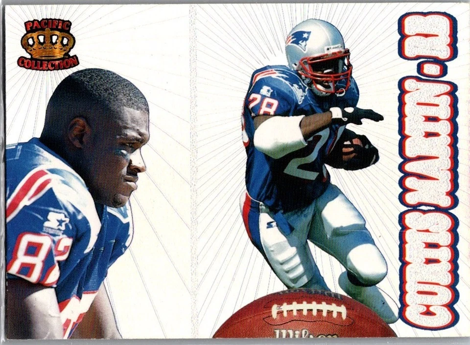 1995 Pacific Prisms - Curtis Martin #195 (RC) New England Patriots New York Jets - Image 1 of 2