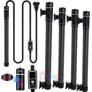 100W/300W/500W LED Aquarium Submersible Water Heater Heating Rod Fish Tank 110V - Picture 1 of 72