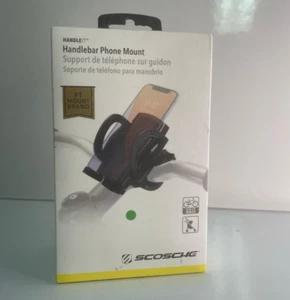 📱 Scosche Handlebar Phone Mount – Universal Bike & Stroller Holder – 360° Rotat - Photo 1 sur 3