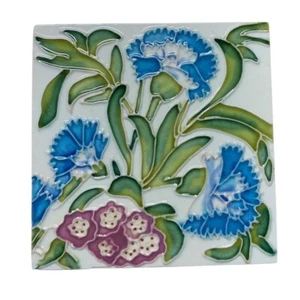Azulejo artístico decorativo de cerámica para colgar en la pared 4x4 nuevo salpicadero - Imagen 1 de 2