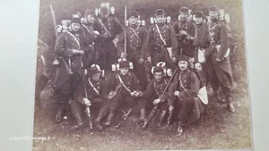 photo ancienne snapshot 1888  H. Jeandel  Auxonne militaires soldat 10° infant. - Imagen 1 de 2