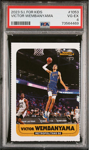 2023 SI Sports Illustrated For Kids 1053 Victor Wembanyama Rookie RC PSA 4 VG-EX