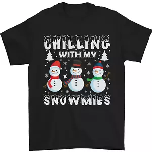 Navidad Chillones Con My Snowmies Hombre 100% Algodón - Imagen 1 de 12