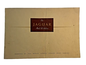 1951-1952 Jaguar Mark VII Saloon Catalog Sales Brochure Nice Original - Picture 1 of 8