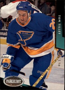 1993-94 Parkhurst  Blues Hockey Card #442 Tom Tilley