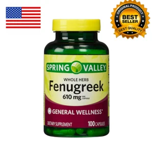 Spring Valley Fenugreek Dietary Supplement, 610 mg, 100 Count - Picture 1 of 4