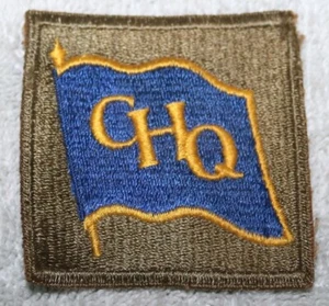 VINTAGE WWII ERA GHQ GENERAL HEADQUARTERS ARMY PATCH SOUTHWEST PACIFIC - Picture 1 of 3