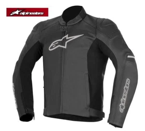 Alpinestars SP - 1 Plain Black Leather jacket ideal for Sports bike Was £390 - Picture 1 of 1