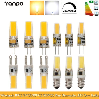 Dimmable 9W 6W G4 G9 Light Bulbs Cob Led Cool White 220V 12V Home Decoration - Image 1 of 4