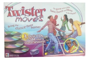 New Twister Moves-2003 Edition-( Hasbro Milton Bradley 3 CDs 144 Dance Sessions) - Picture 1 of 2