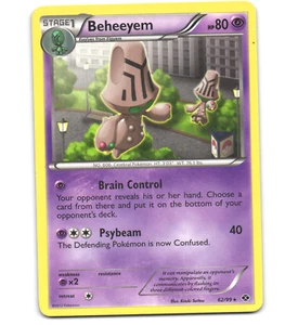 Pokemon 2012 Moderate Play Beheeyem Next Destinies Rare 62/99 Card - Picture 1 of 1