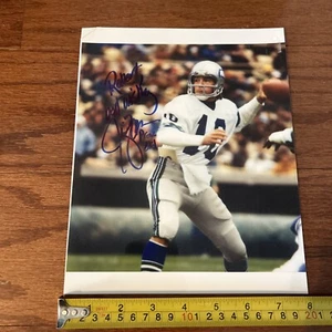 "JIM ZORN FOOTBALL STAR FIRMADO A MANO AUTOGRAFIADO 8x10"" FOTOGRAFÍA RARA" - Imagen 1 de 2
