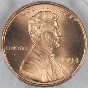 1994-D PCGS MS67RD Lincoln Cent 43819655 - Picture 1 of 3