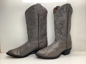 BOTAS VAQUERAS GRISES TONY LAMA DE COLECCIÓN PARA HOMBRE TALLA 9 D - Imagen 1 de 8