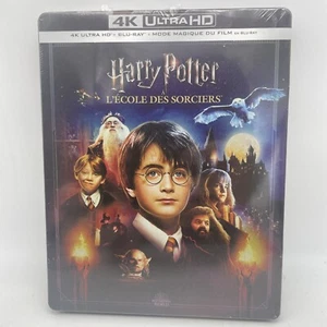 Harry Potter and the Sorcerer's Stone w. Steelbook (4K UHD + Blu-ray) France - Picture 1 of 5