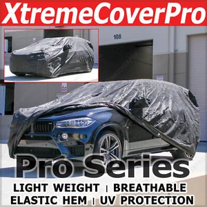 2020 2021 2022 2023 2024 BMW X6 X6M BREATHABLE CAR COVER W/MIRROR POCKET BLACK - Picture 1 of 10