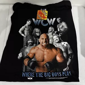 Vintage 1998 WCW Where The Big Boys Play Wrestling shirt size XL New With Tags - Picture 1 of 5