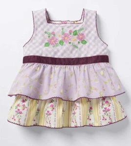 Matilda Jane Enchanted Garden Prudence Gingham Tunic Top Size 4 New In Bag - Picture 1 of 6