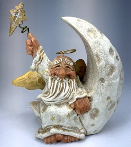 David Frykman Figur "All That Glitters Too" Engel auf dem Mond 1996 - Bild 1 von 9