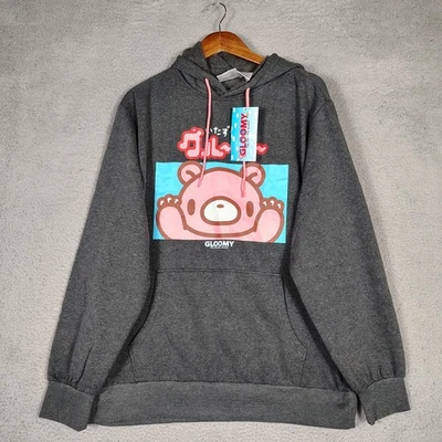 Gloomy Bear The Naughty Grizzly Sudadera con Capucha Para Mujer XL Gris Gráficos Sudadera Nueva con Etiquetas Foto 1 de 4