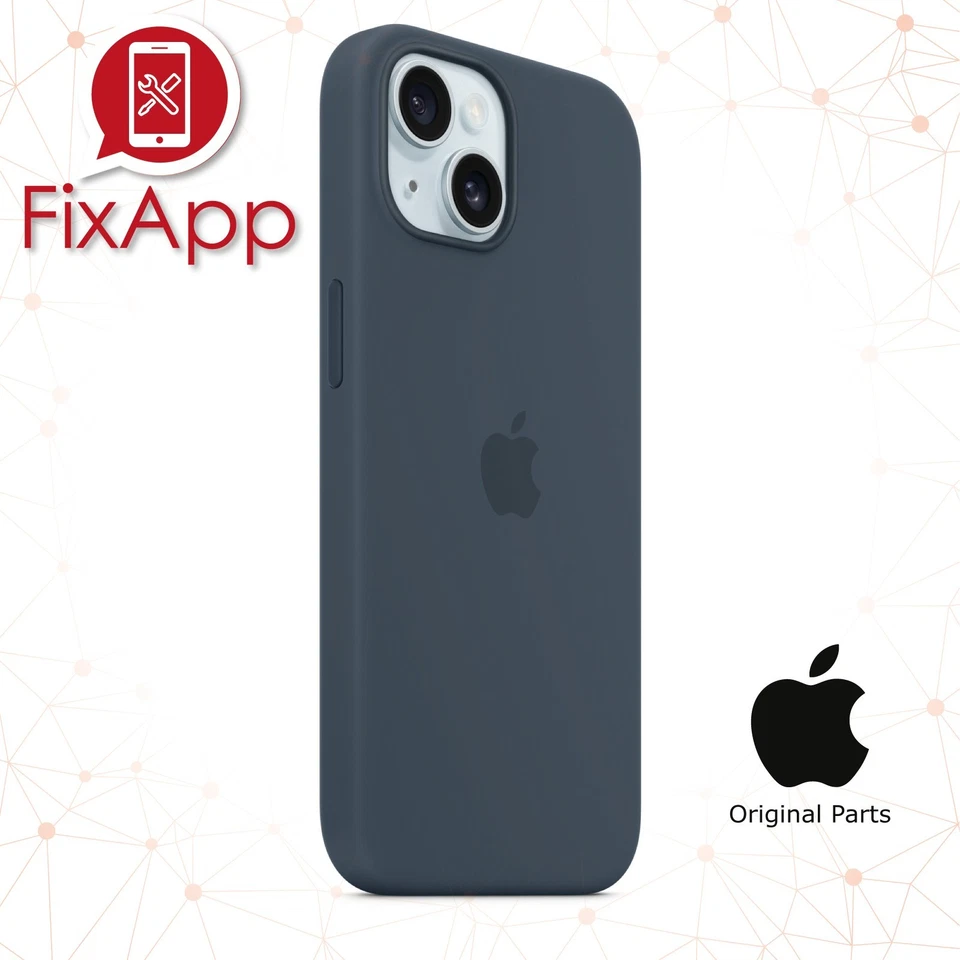 100% ORIGINALE APPLE IPHONE 15 - COVER CUSTODIA UFFICIALE MAGSAFE IN SILICONE - Image 1 of 1