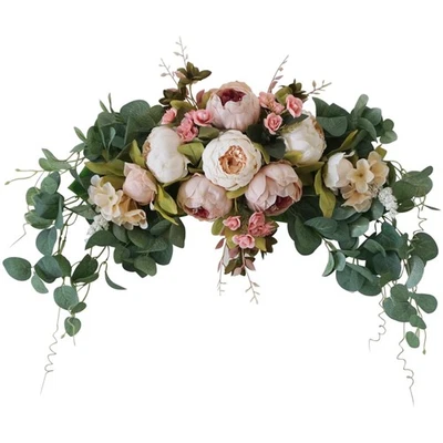 Exuberante botín de flores de 30 pulgadas - mejora decorativa duradera para bodas y hogares Foto 1 de 4
