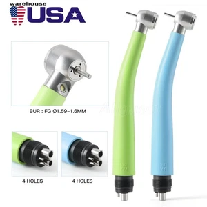 AZDENT Dental E-generator LED High Speed Handpiece 3 Spray 4 Hole Colorful USA - Picture 1 of 17