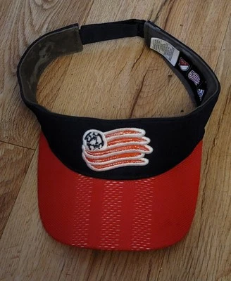 New England Revolution MLS Soccer Authentic adidas Team Visor Strapback Hat - Image 1 of 4