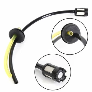 Universal Fuel Hose Pipe With Tank Filter For Strimmer Trimmer Brush Cutter Tool - Picture 1 of 11